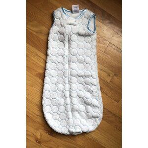 swaddle designs zzZipme Sack Fuzzy Fleece 3-6M Pale Blue